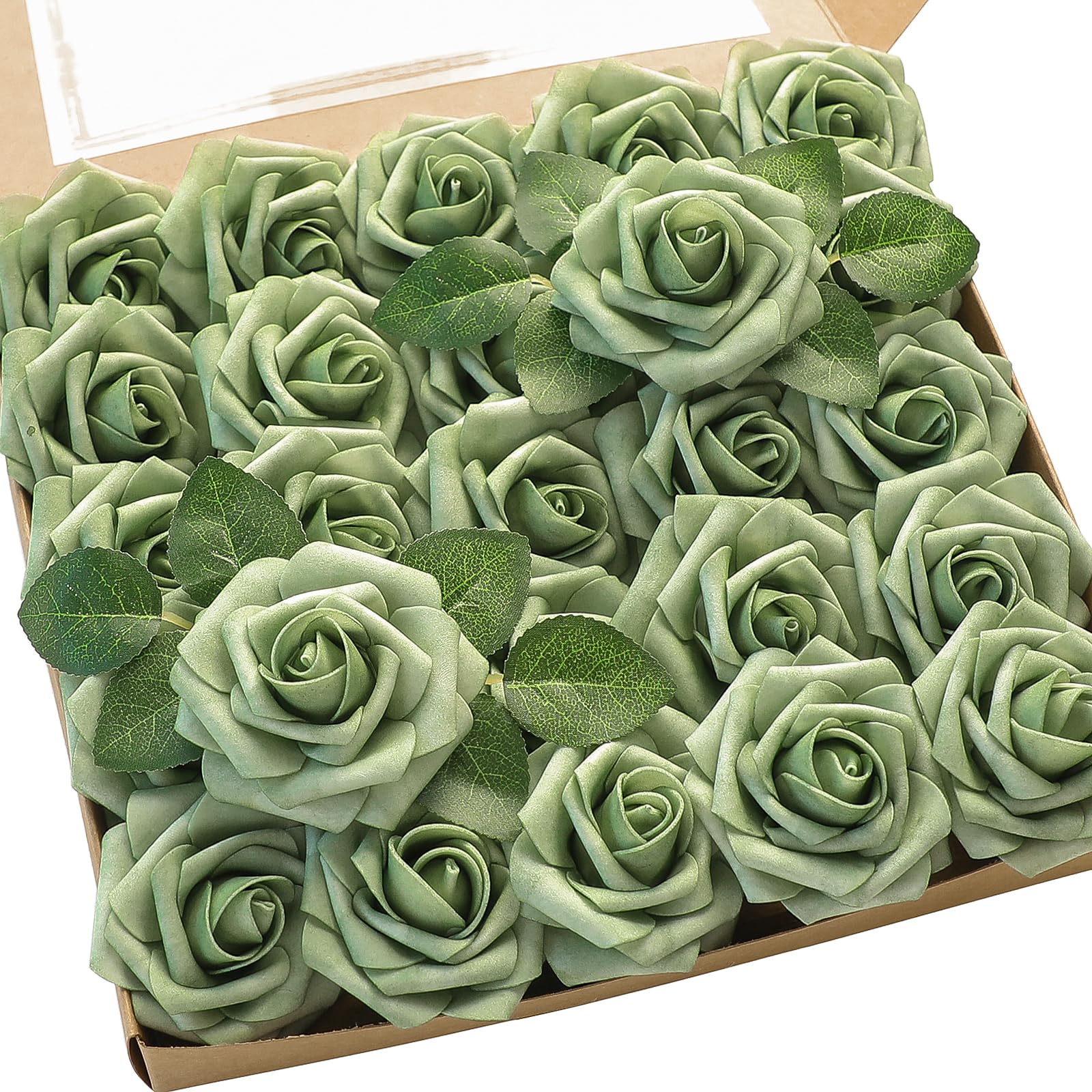 Flores artificiales, 25 uds.,  - Florist Supply Bulk reseña y precio