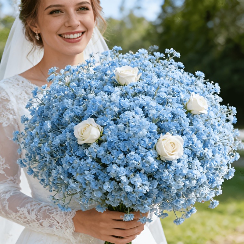 10 Piezas de Gypsophila Azul A - Florist Supply Bulk reseña y precio